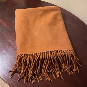 a & R cashmere wool blanket throw